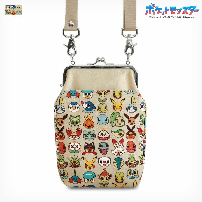 がま口お散歩ポシェット【ポケットモンスター