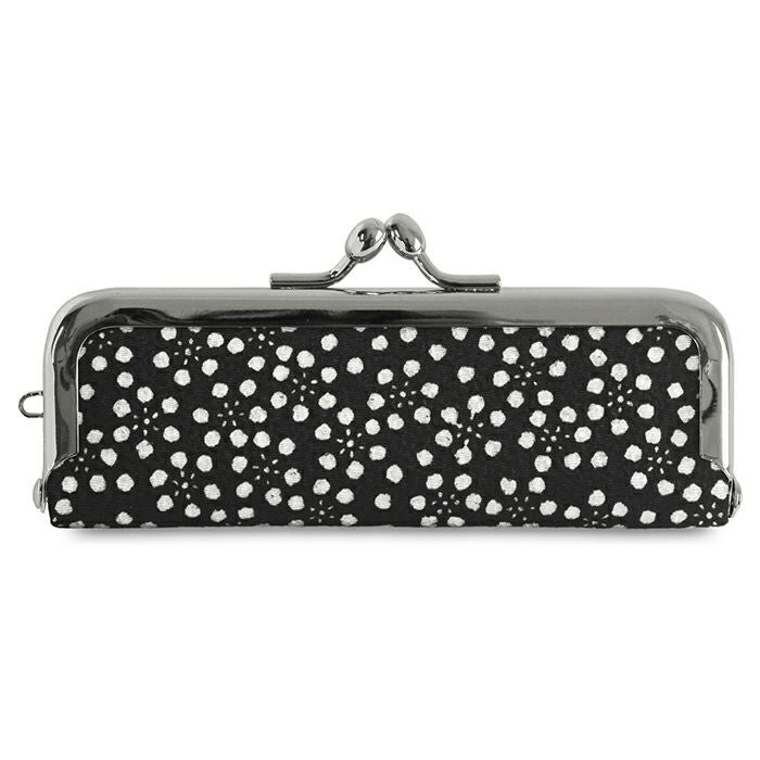 がま口印鑑ケース【ちりめん・小紋柄】