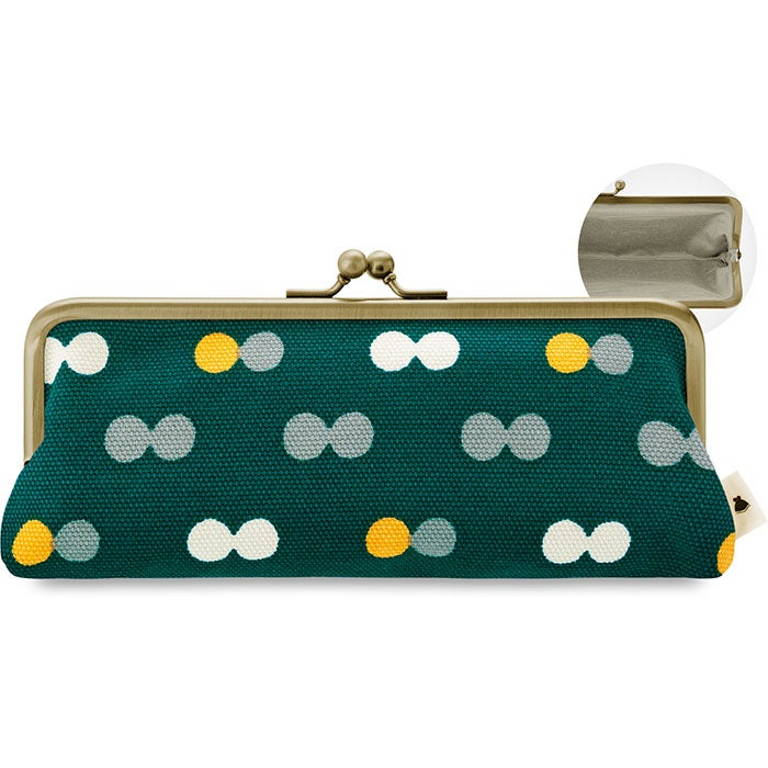 帆布 にこだま柄 グリーン