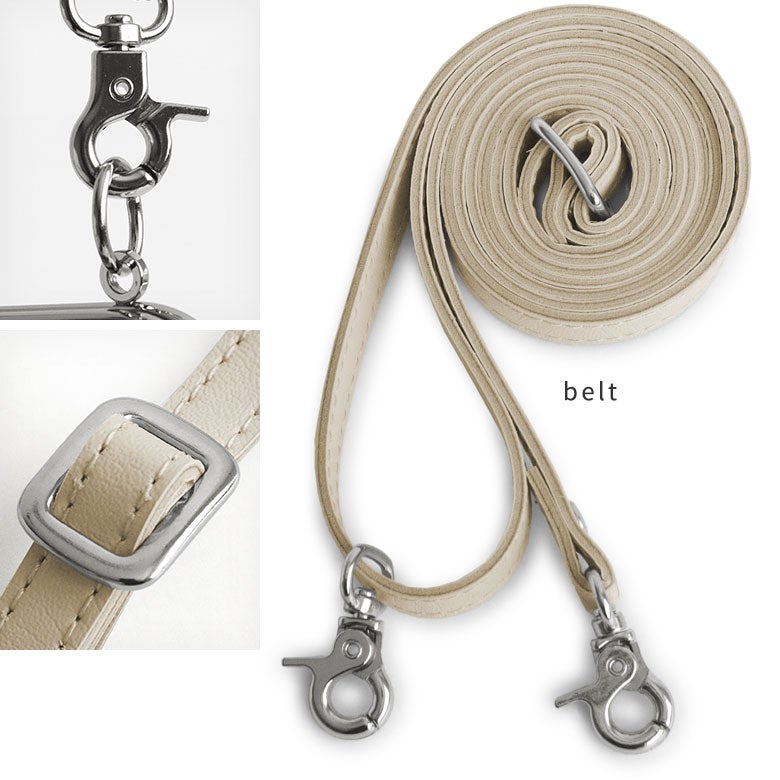 がま口お散歩ポシェット【刺し子ジャガード】