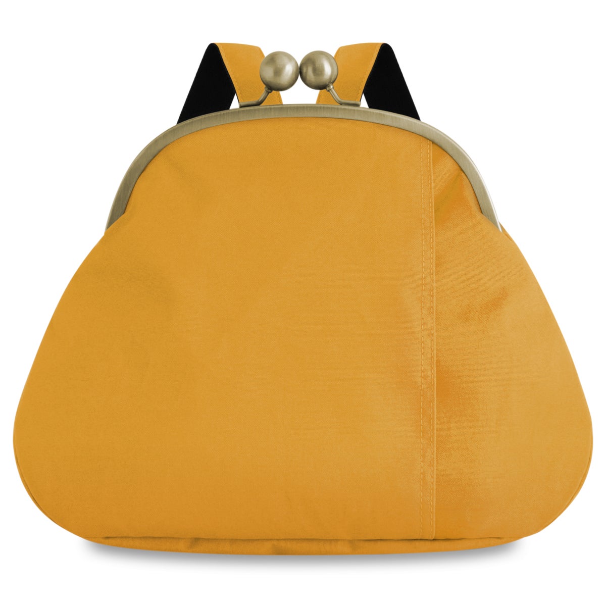 大玉がま口まるリュック【コーデュラ(R)】※がまろっく付き