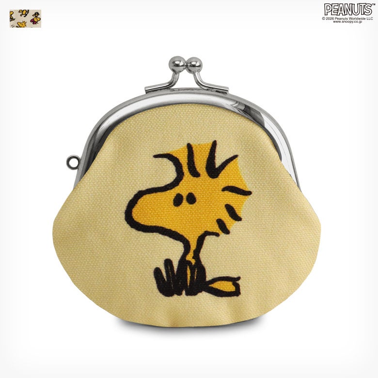 2.6寸がま口財布【PEANUTS(ウッドストック)】