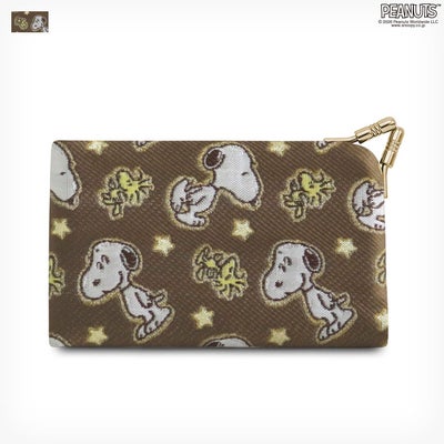 仕切り付きがま口カードケース【PEANUTS(クッキー)】