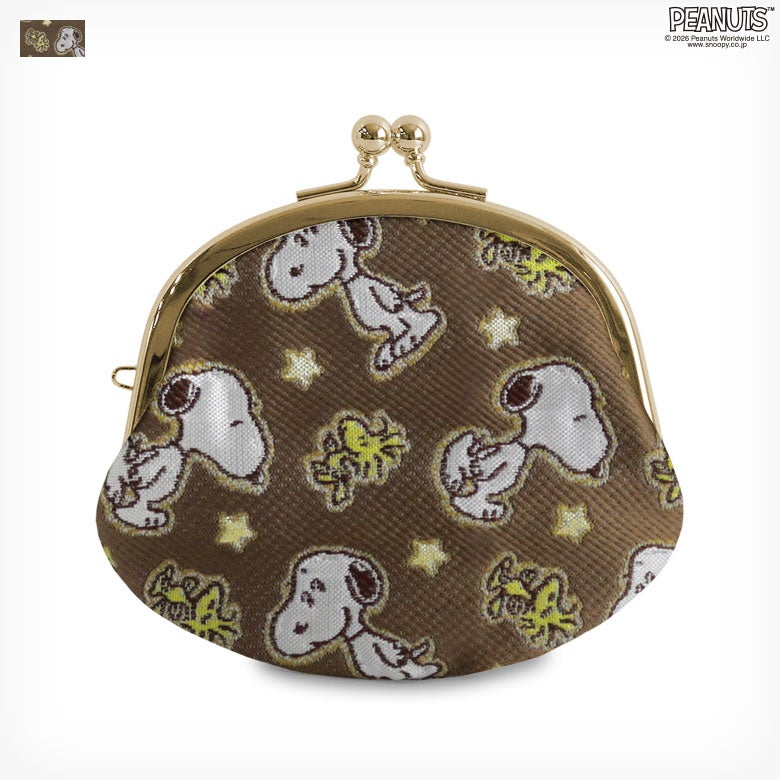 3.3寸がま口財布【PEANUTS(クッキー)】
