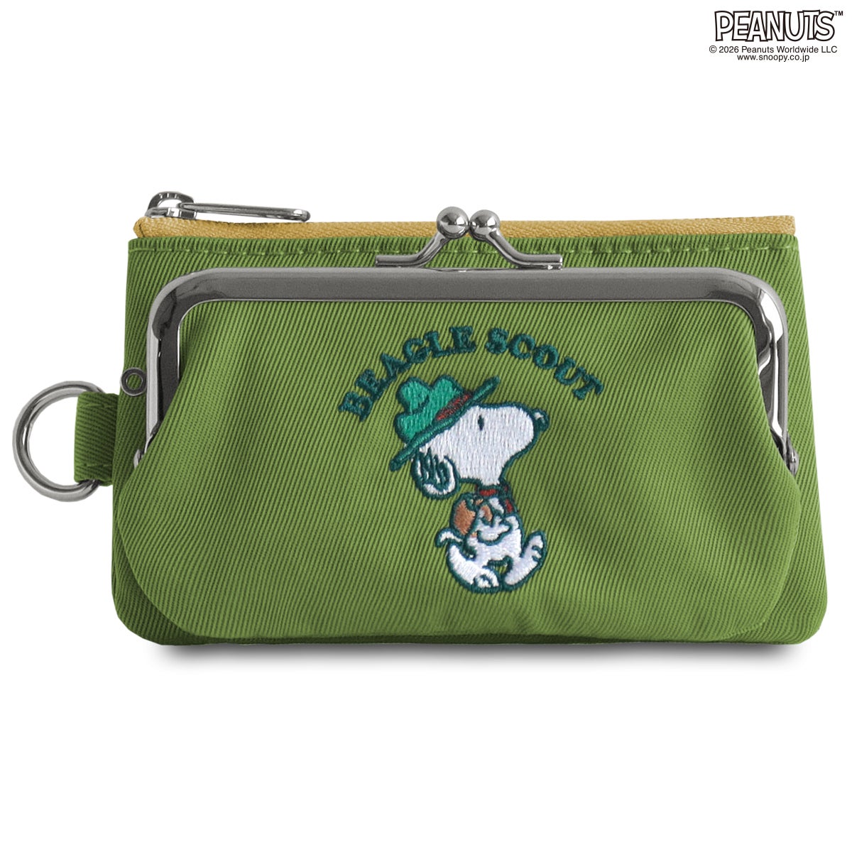 がま口キーコインケース＋（プラス）【Sarei PEANUTS(BEAGLE)】
