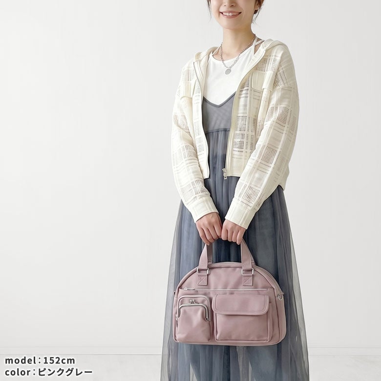 がま口ラウンドバッグマルチポッケ【Sarei NEUTRA 26SS】