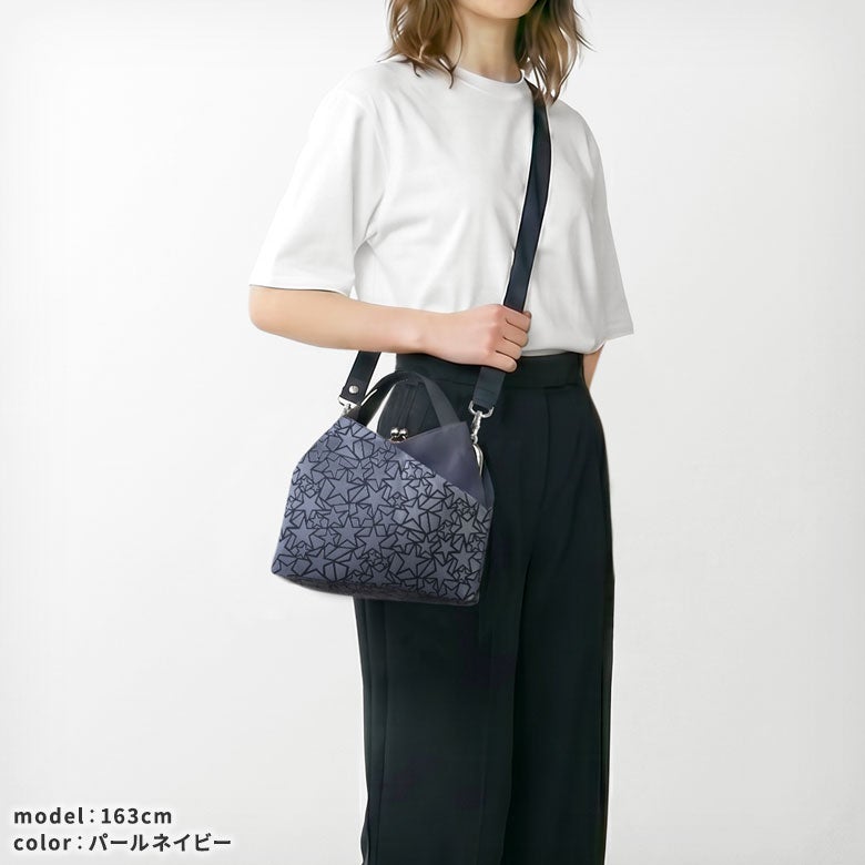 がま口レイヤードショルダーバッグ【Sarei アストラスラバー】