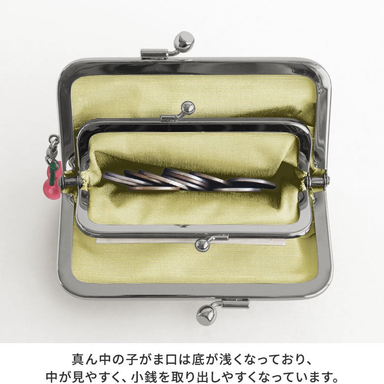 在庫商品】平親子がま口財布【フルーツパーラー】[M便 1/3] | がま口の