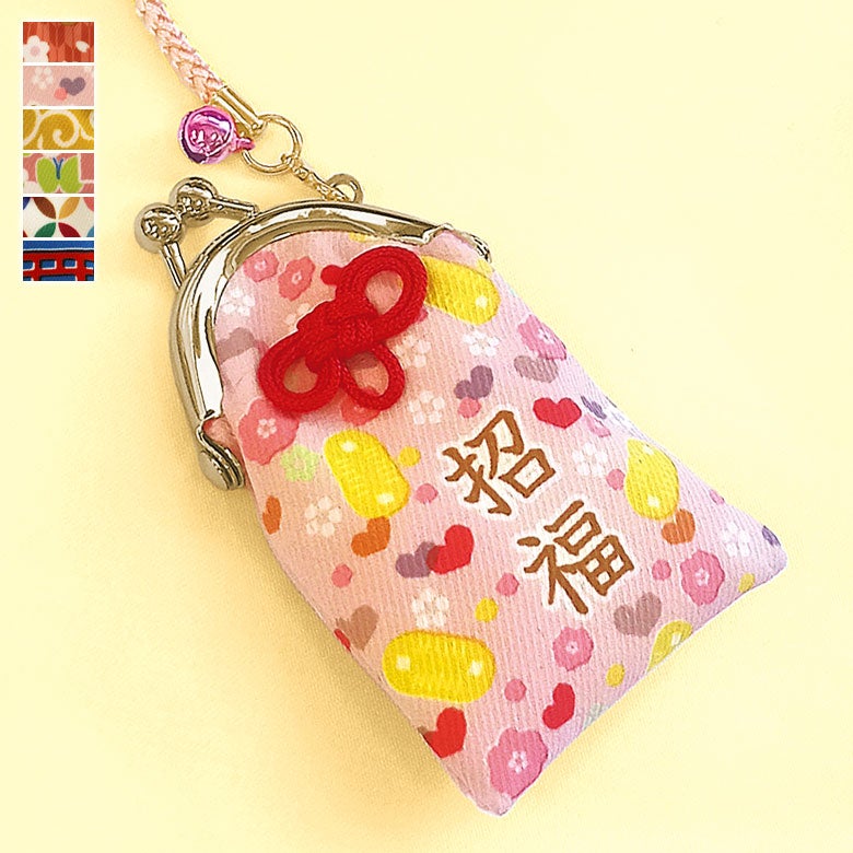 【在庫商品】がま口むすびストラップ【縁起物】 [M便 1/10]