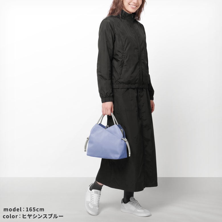 がま口レイヤードショルダーバッグ ※持ち手カラー【Sarei NEUTRA】