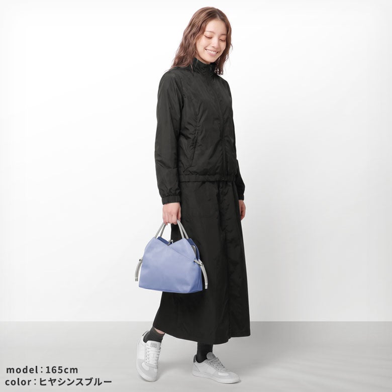 がま口レイヤードショルダーバッグ ※持ち手カラー【Sarei NEUTRA】