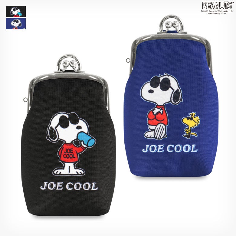がま口リムーバブルポーチ【PEANUTS(JOE COOL Sarei)】