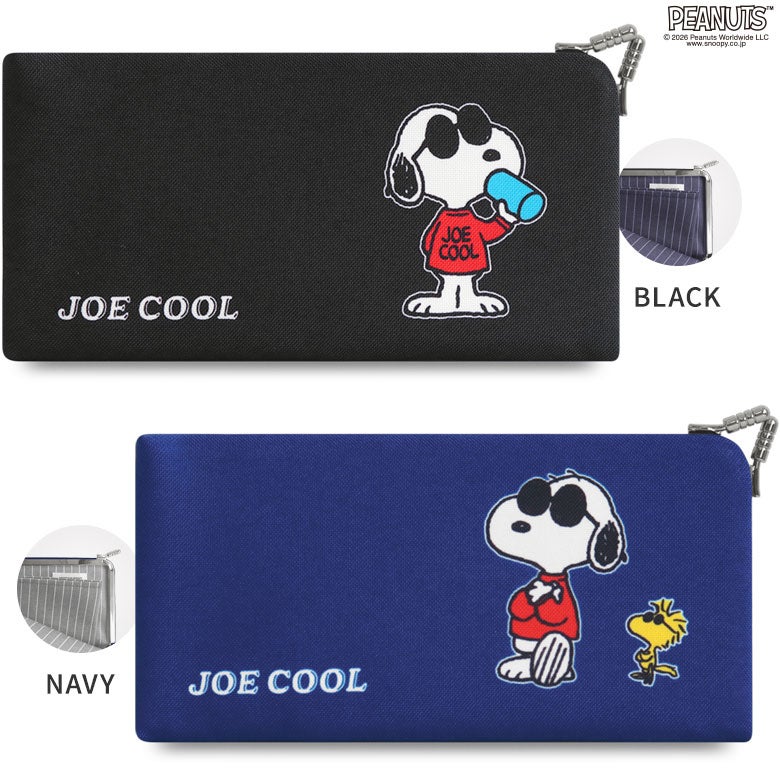 天溝がま口ウォレット（ロング）【PEANUTS(JOE COOL Sarei)】