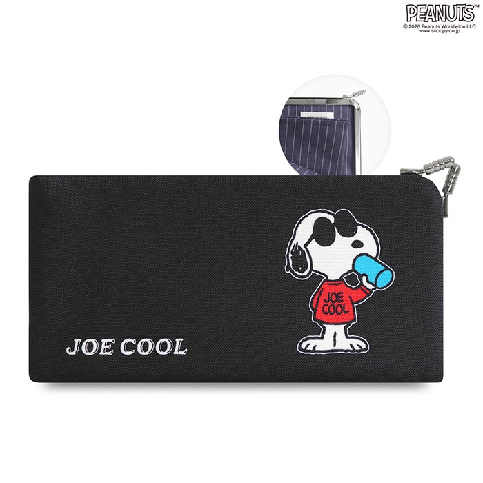 天溝がま口ウォレット（ロング）【PEANUTS(JOE COOL Sarei)】