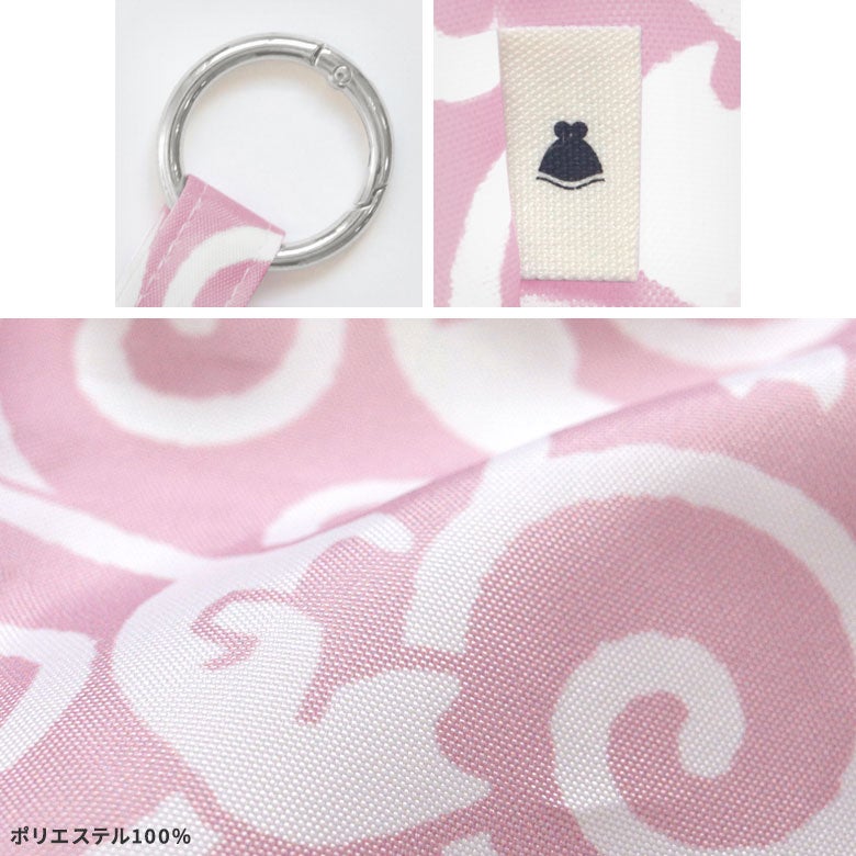 【在庫商品】カラビナ付きエコバッグ ディティール